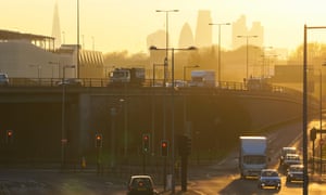 Smoggy air in London