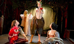 Jonny Dixon, Julie Atlas Muz, Mat Fraser and Jess Mabel Jones in Beauty and the Beast at the Young Vic in 2013.