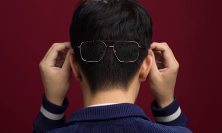Phil Wang – the back of his head with his glasses over his hair
