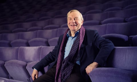 Michael Billington, the Guardian's outgoing chief theatre critic, photographed at the Olivier at the National Theatre, London