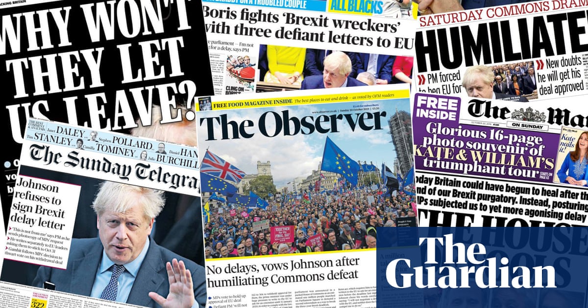House of fools: how the papers covered Johnsons latest Brexit defeat