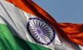 The Indian national flag.