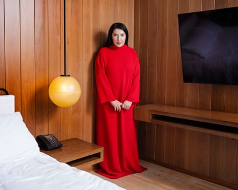 marina abramovic red dress At 77, Marina Abramovic Wants to Live, Laugh, Love