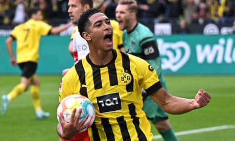 Bundesliga: Jude Bellingham double helps Dortmund thrash VfB Stuttgart