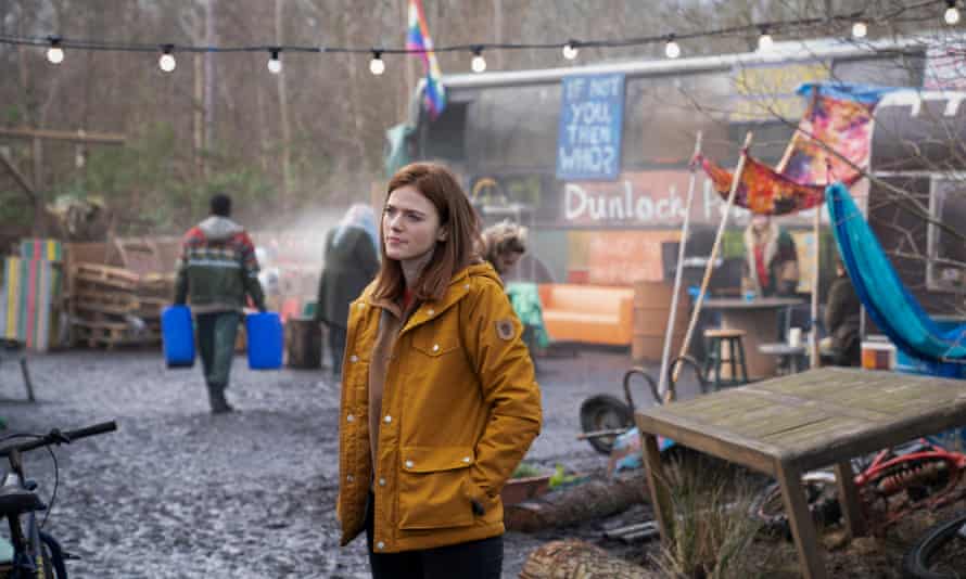 Vigil episode one recap – what a maritime humdinger. Consider us hooked! | Television 2 Partner in crime ... Kirsten Longacre (Rose Leslie) aids Silva back on land.