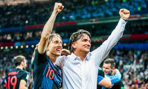 Luka Modric dan Zlatco Dalic (Sumber: Guardian)