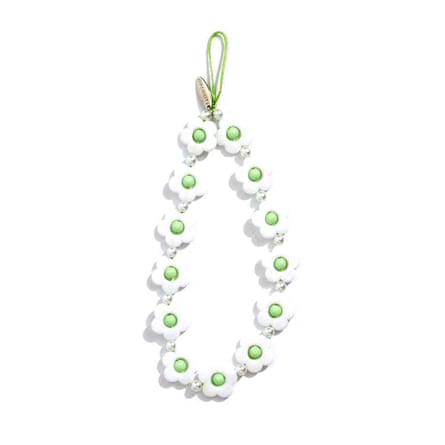 Skinny Dip Sage Flower Beaded Strap