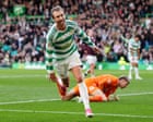Scottish Premiership: Osmand and Nygren at the double as Celtic thrash Hearts 7-1