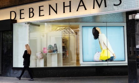 Debenhams’s flagship store on Oxford Street.