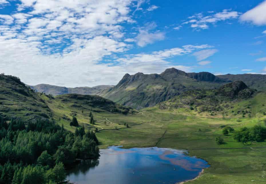 Blea Tarn in the Langdale valley.