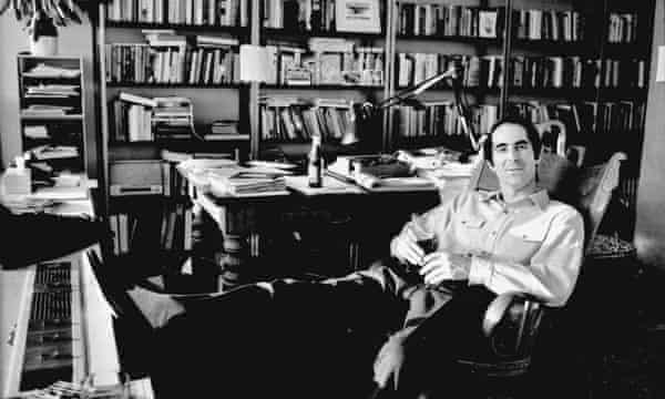 Roth in his apartment at Kips Bay.
