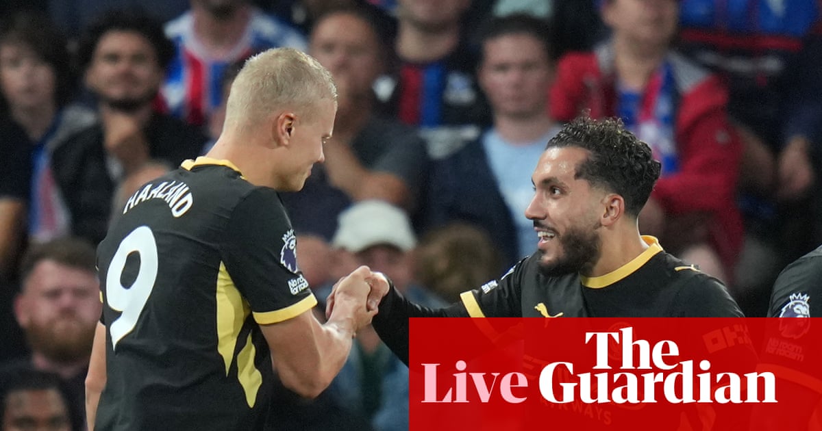 Crystal Palace v Manchester City: Premier League – live