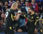 Crystal Palace v Manchester City: Premier League – live