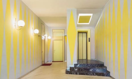 the hallway of the casa melandri in milan