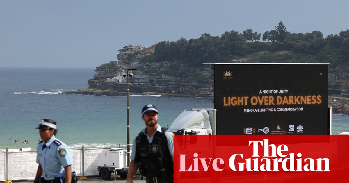Bondi terror attack updates: vigil to observe minute’s silence at 6.47pm to mark one week since shooting; armed police at beach ‘safeguarding the space’