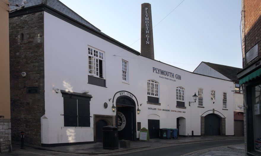 Plymouth gin distillery exterior
