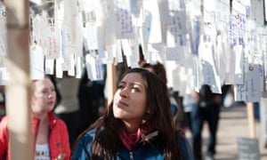 Hundreds of thousands of people packed the streets across the US on Saturday in a massive outpouring of defiant opposition to America’s new president, Donald Trump.