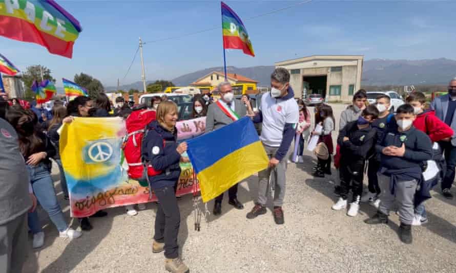 Vienna Cammarota plans a 13,000-mile ‘walk for peace’.