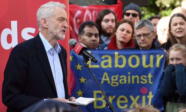 Jeremy Corbyn speaking in Broxtowe, Nottinghamshire.