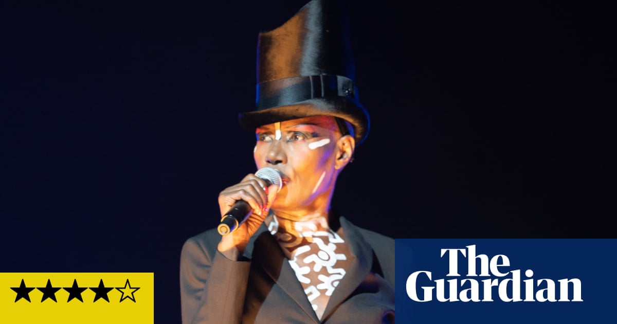 Grace Jones review – eerily unchanged artist has us all slaves to her rhythm