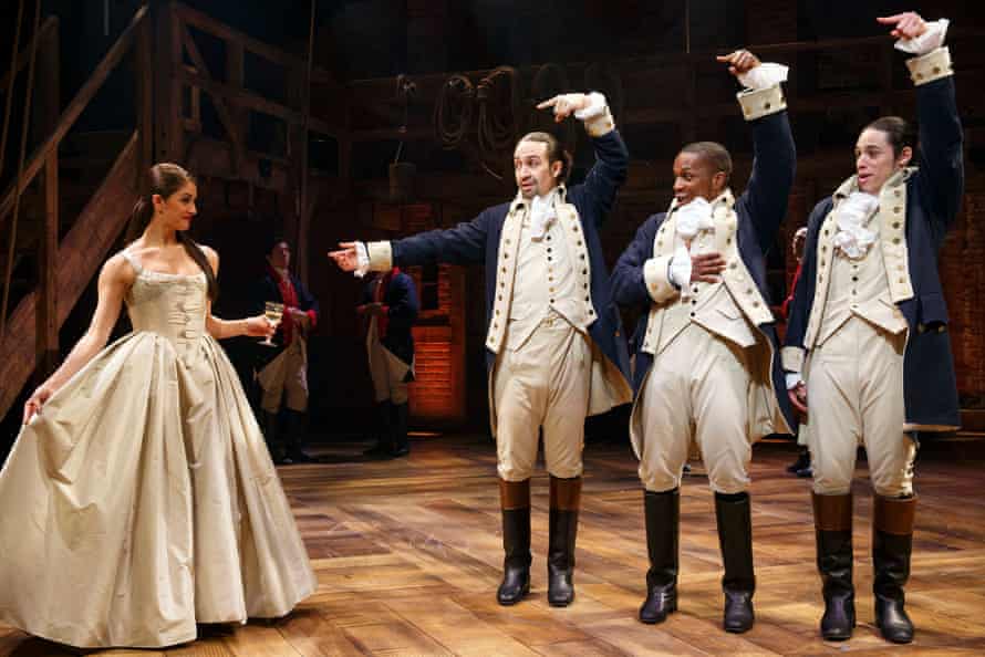 Sweeping all before it … Hamilton in New York.