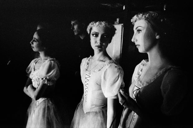 Russian ballerinas waiting in the wings