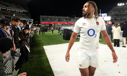 Chandler Cimmingham-South during the Test match between New Zealand and England at Eden Park in Auckland on 13 July 2024