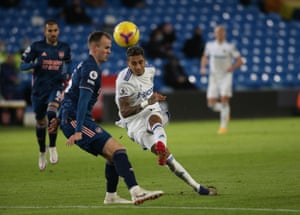 Raphinha shoots at goal