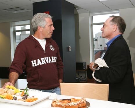 Jeffrey Epstein with Alan Dershowitz in a photo taken in 2004.