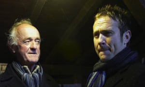 Frank Kelly, left as Dermot Macey in Emmerdale in 2010.