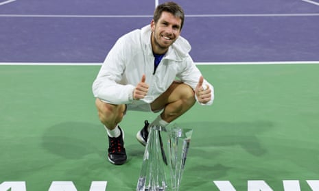Cameron Norrie became the first Briton to win the Indian Wells title when he defeated Nikoloz Basilashvili