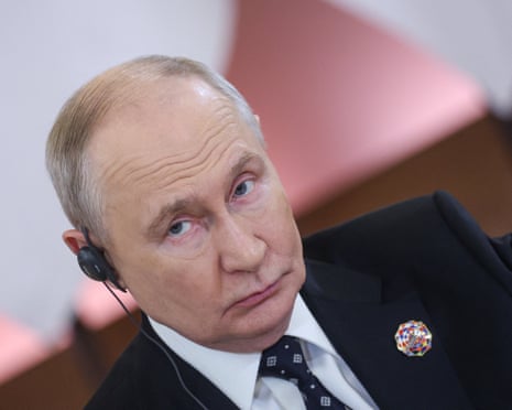 Vladimir Putin praised Elon Musk during a summit with African leaders in Moscow