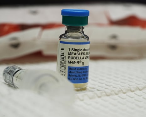A vial containing a vaccine dose.