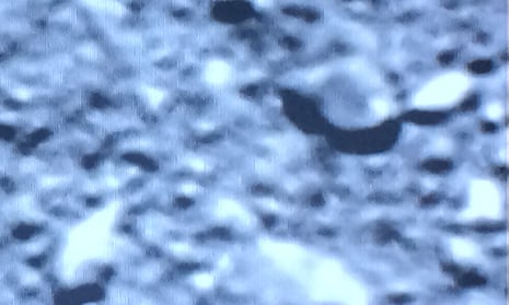 The comet’s surface, taken by OSIRIS onboard the Rosetta spacecraft just seconds before the ESA spacecraft touched down.