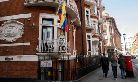 The Ecuadorian embassy in west London.