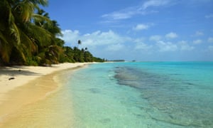 Direction Island next to Home Island on the Cocos Islands.