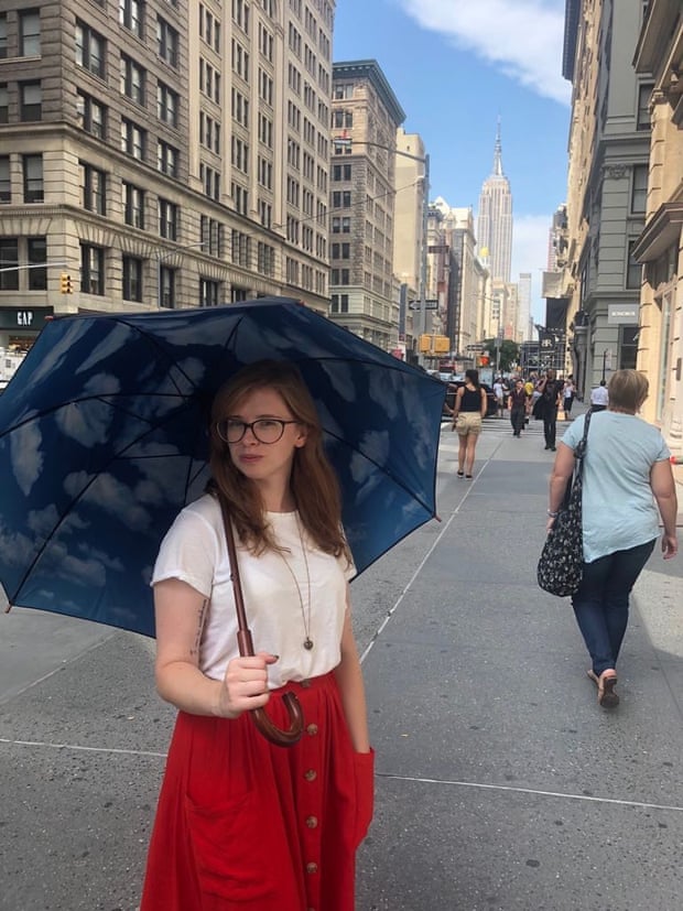 Lauren Starkey during a heatwave in New York
