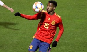 Barcelona youngster Ansu Fati could be one to watch