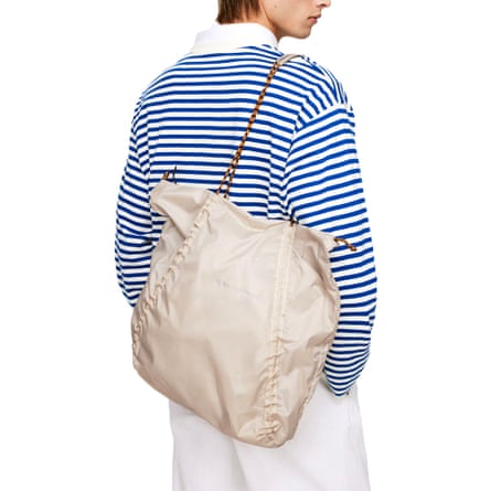 Arket tote large cream tote with string strap