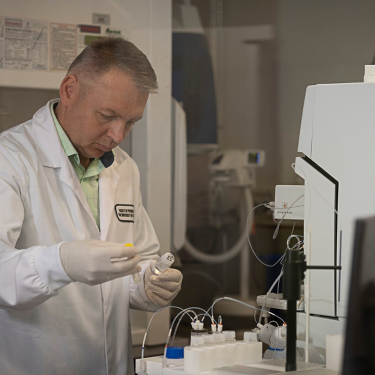 Scientists At Work In A Lab