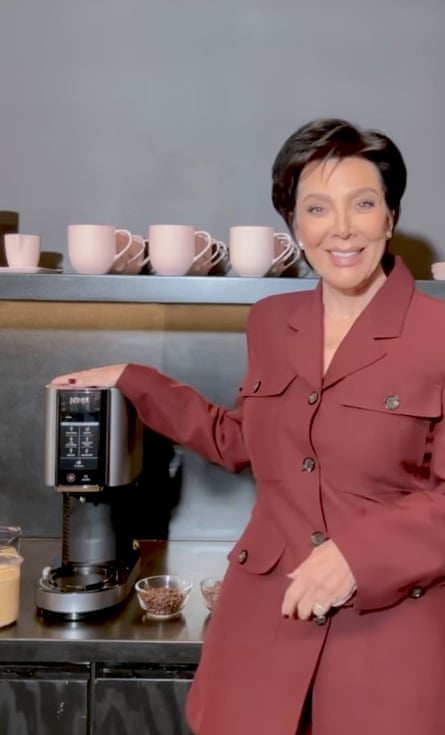 An Instagram post from Kris Jenner with her Ninja Creami