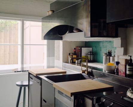 The kitchen in the award-winning apartment.