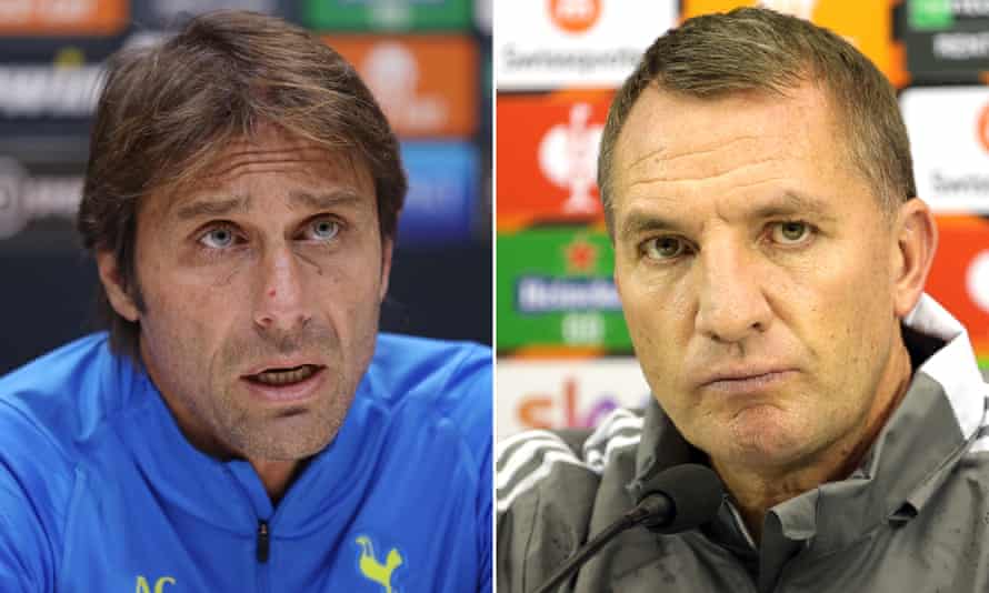 Tottenham’s manager Antonio Conte and his Leicester counterpart Brendan Rodgers wanted their Premier League match on Thursday to be postponed.