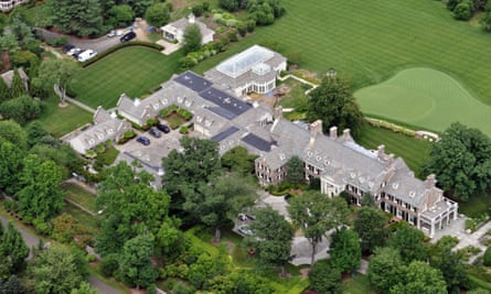 The estate belonging to billionaire hedge fund owner Stephen Cohen, located in Greenwich.