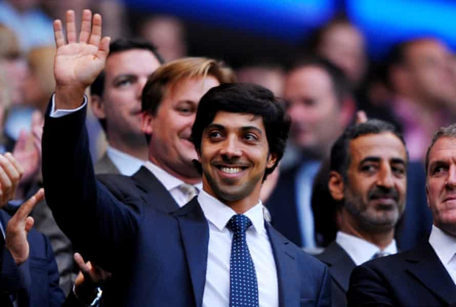 Sheikh Mansour pictured at a Manchester City game in 2010.