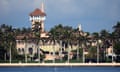 Mar-a-Lago estate surrounded by palm trees