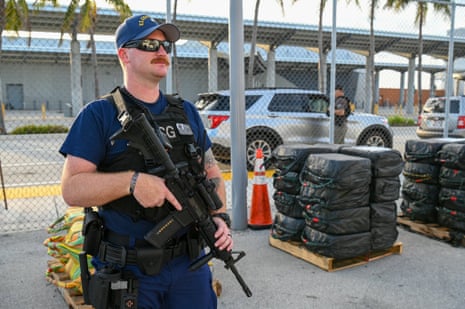 US seizes $63m worth of cocaine after dramatic shootout on high seas | Drugs trade | The Guardian