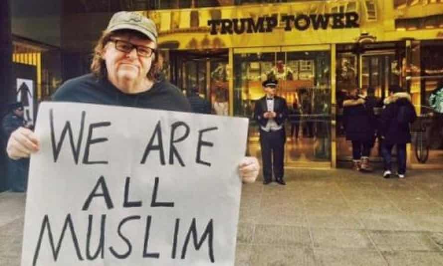 Michael Moore, outside Trumpland.