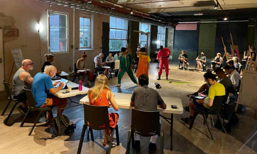 Top Secret's Squid Game themed evening.
