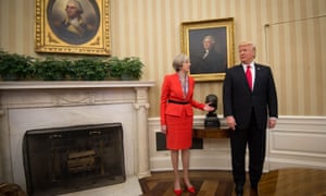 Donald Trump and Theresa May